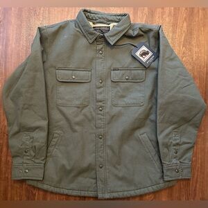Filson Fleece Lined Jac Shirt Service Green XXL